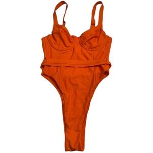 White shore swim one piece